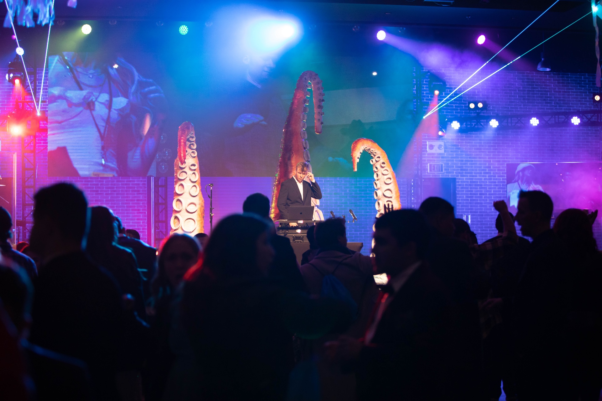 Tim Tebow Foundation event with lasers and LED walls